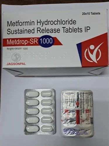 Metformin Hydrochloride Sustained Release Tablets Mg Metdrop Sr