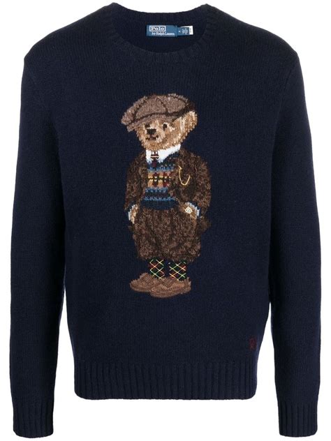 Polo Ralph Lauren Polo Bear Crew Neck Jumper Farfetch