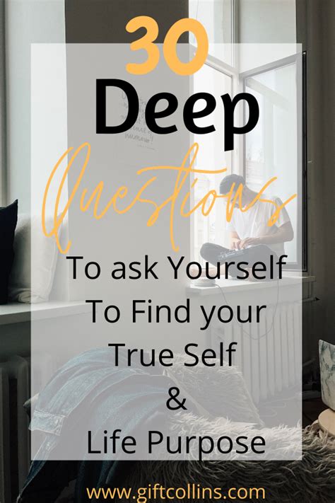 30 Deep Questions To Ask Yourself And Know Who You Truly Are T