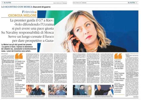 Giorgia Meloni Intervista Esclusiva Al Giornale Dago Fotogallery