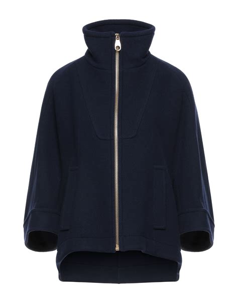 Chloé Coats In Dark Blue Modesens