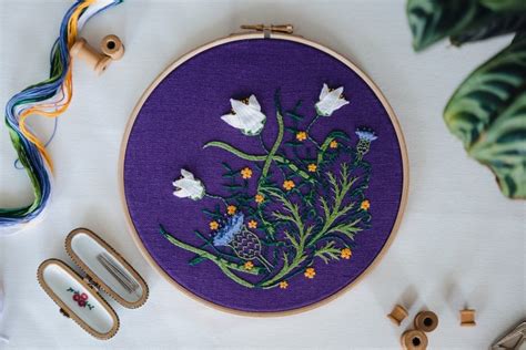 William Morris Embroidery Kit From Britain With Love