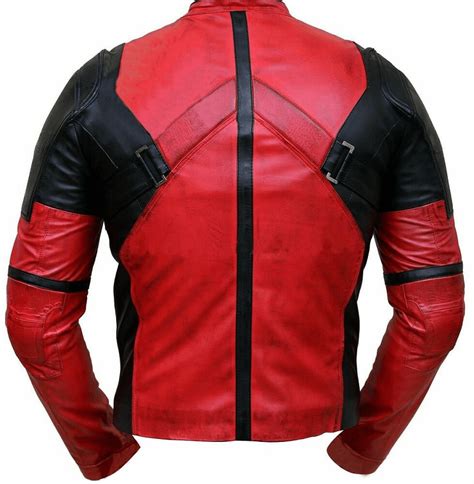 Ryan Reynolds Inspired Deadpool Leather Jacket A2 Jackets