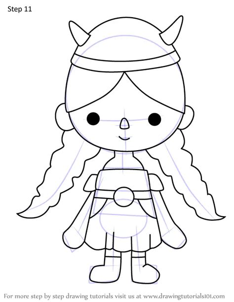 How To Draw Iris From Toca Life World Toca Life World Step By Step