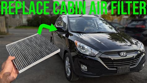 How To Replace Cabin Air Filter Hyundai Tucson 2010 2015 YouTube