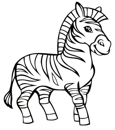 Zebra Clipart Coloring Pictures On Cliparts Pub