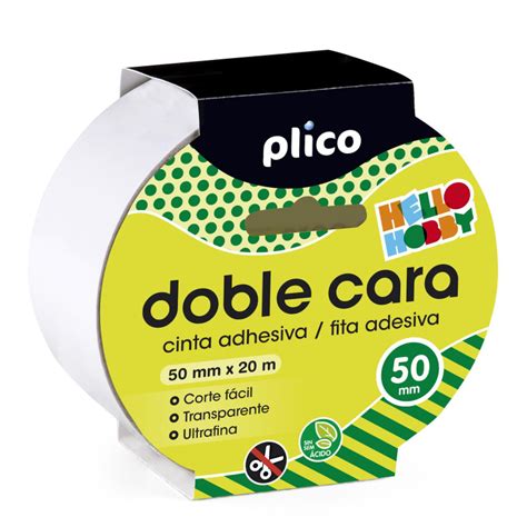 Cinta Adhesiva Plico Doble Cara 50mm X 20m Office24