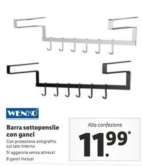 Barra Sottopensile Con Ganci Offerta Di Lidl