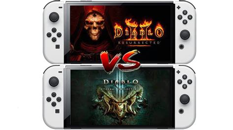 Diablo 2 Resurrected Vs Diablo 3 Eternal Collection Nintendo Switch