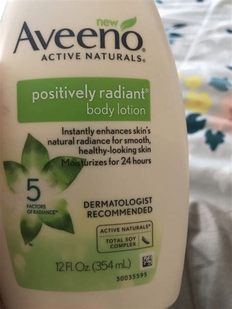 Aveeno Positively Radiant Body Lotion Reviews In Body Lotions And Creams