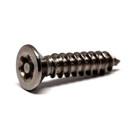 10g X 1 Stainless Steel 316 Countersunk Head Post Torx Self Tapping