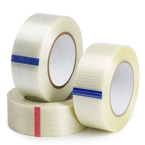 Filament Strapping Tape Heavy Duty Transparent Reinforced Fiber Glass