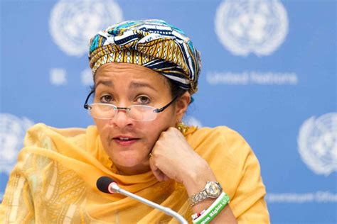 Un Deputy Secretary General Amina J Mohammed To Address The Nelson