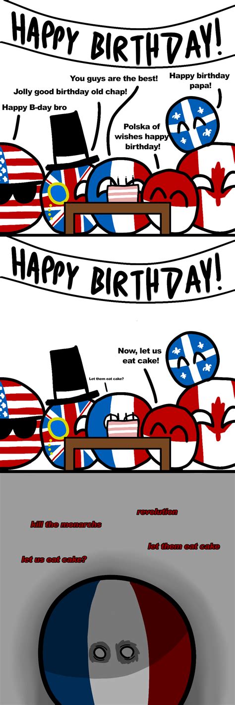 Dont Let The French Eat Cake Rcountryballscomics