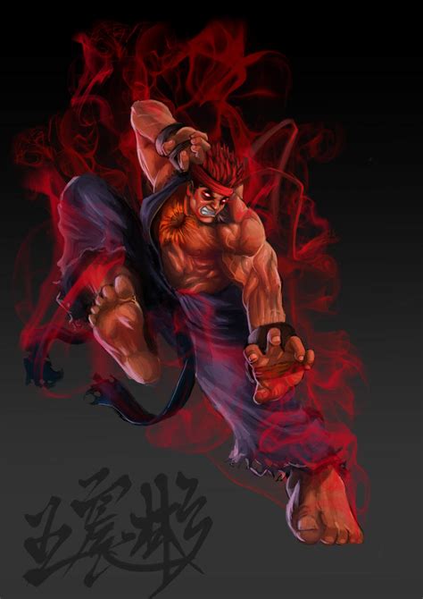 Evil Ryu- street fighter 4 by Jackywang on DeviantArt