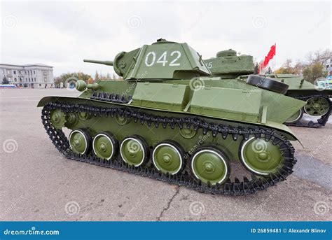 Old Soviet Light Tank T 70 Stock Image Image 26859481