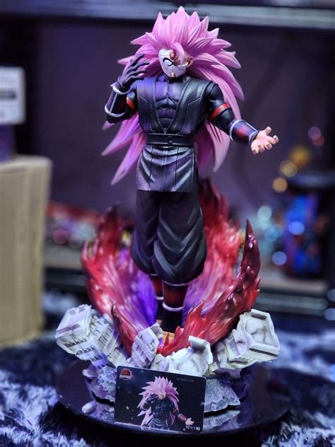 Original GK Resin Kylin Studio 1 6 Black Goku Ss3 Super Saiyan Rose