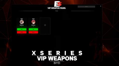 🔫 Custom Vip Weapons [esx][qbcore] In Game Create Weapon For Player