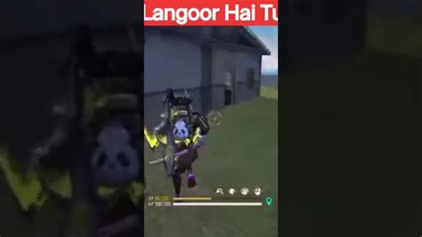 Ajjubhai Total Gaming Saying Langoor To Munna Bhai Garena Free Fire