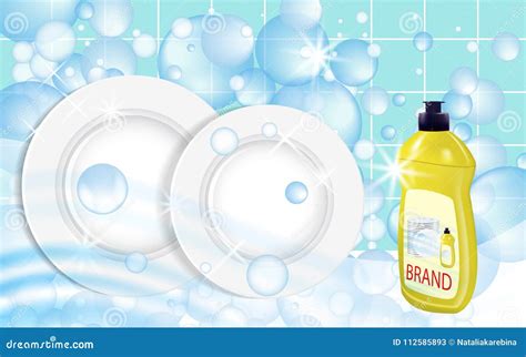 Dishwashing Liquid Products Bottle Label Design Dish Wash