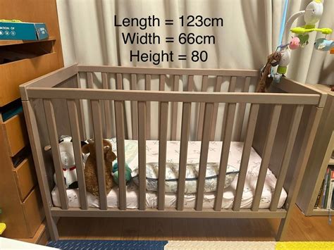 Ikea Baby Crib 2 Level Heights Babies And Kids Baby Nursery And Kids
