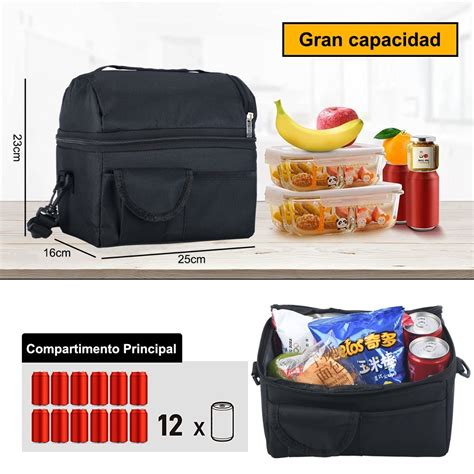 Bolsa De Almuerzo Térmica Gran Capacidad Lonchera De Hombro Meses