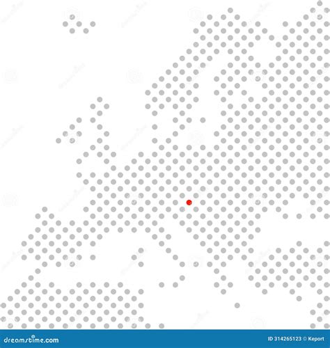 Austria Location Modern Vector Map For Infographics All World