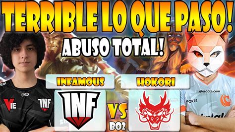 Infamous Vs Hokori Bo Game Bts Pro Series Dota Pro Youtube