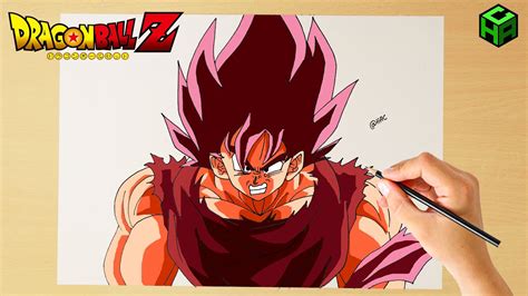 Drawing Goku Kaioken How To Draw Goku Kaioken Step By Step Dragon Ball Z Youtube