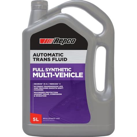 Repco Automatic Transmission Fluid Full Synthetic Multi Vehicle 5L