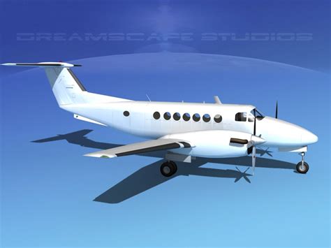 Beechcraft 350 Super King Air V00 3d Model 89 Unknown Dwg Dxf