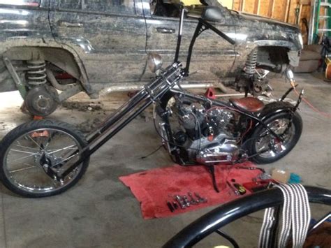 1974 Harley Davidson Sportster Ironhead Chopper Bobber Custom Rigid