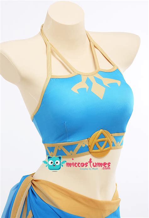 Princess Zelda Costume Swimsuits The Legend Of Zelda Cosplay Bathing Suit Bikini Sets Outfit