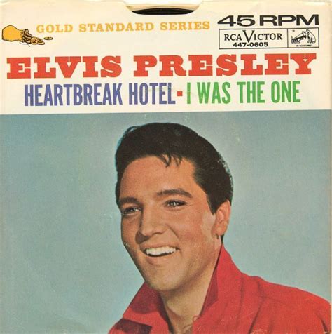 Lot Detail Elvis Presley Heartbreak Hotel I Was The One 45