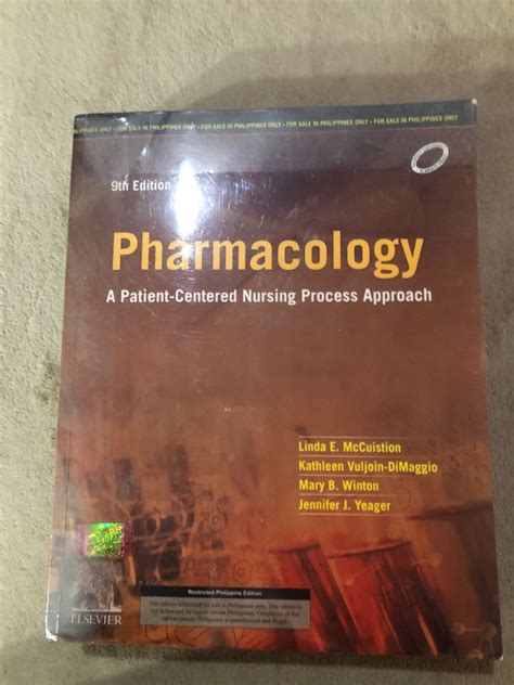 Pharmacology A Patient Centered Nursing Process Approach Th Edition