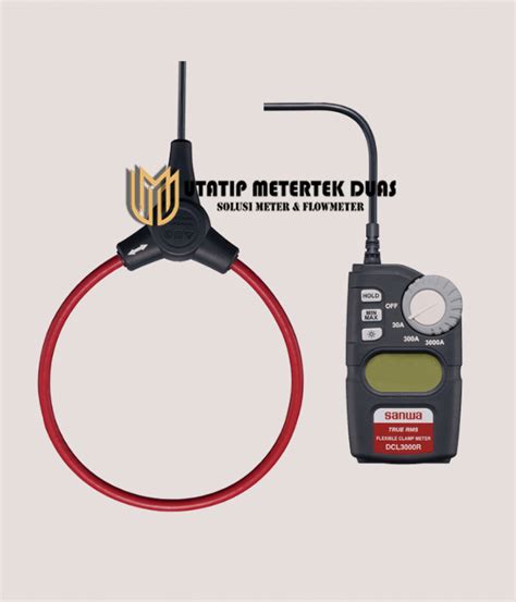 SANWA DCL3000R ACA Clamp Meter With Flexible CT Utatip Metertek