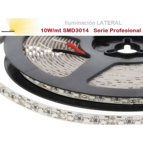 Tira LED 5 mts Flexible 50W 600 Led SMD 3014 Iluminación LATERAL IP20