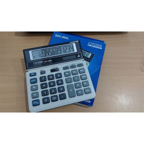 Jual Calculator Citizen Sdc 868l Kalkulator Citizen Sdc 868 L