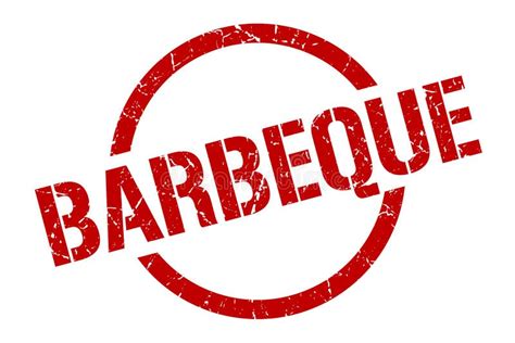 Barbeque Stamp Stock Vector Illustration Of Grunge