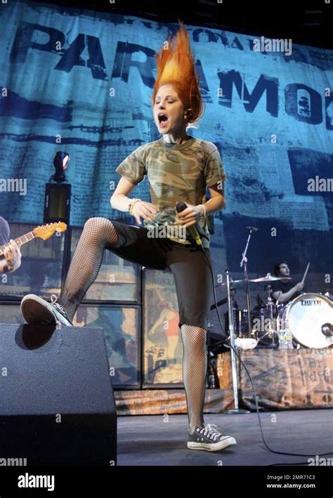 Paramore Lead Singer Hayley Williams Rocks Her Trademark Red Hair Live