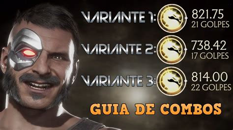 GUIA DE COMBOS DE KANO VARIANTES COMPETITIVAS MORTAL KOMBAT 11