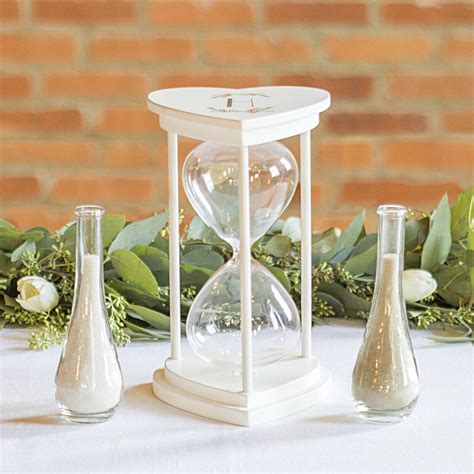 Personalized Unity Sand Ceremony Hourglass Set Decoraciones De Boda Campestre Ceremonia De La