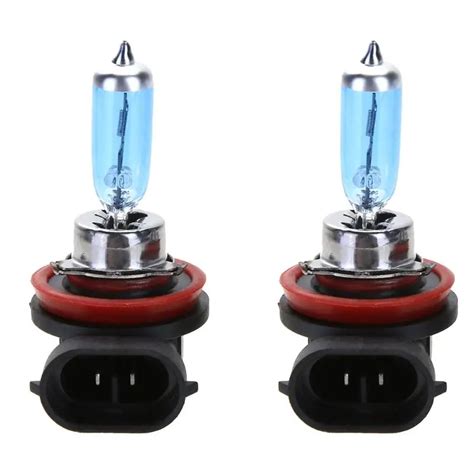 Pcs Car Headlights H V W Blue Halogen Light Bulbs For Car