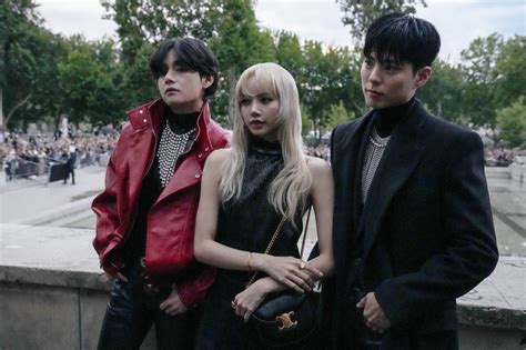 Blackpink S Lisa V Of BTS And Park Bo Gum Turn Heads At Paris Fashion