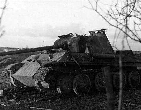 Panther Ausf G Luxembourg February 1945 World War Photos