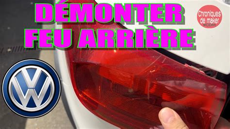 Démonter un feu arrière sur Volkswagen changer une ampoule YouTube