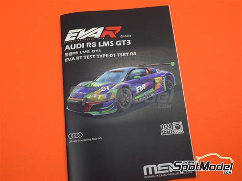 Meng Model CS 008 Car Scale Model Kit 1 24 Scale Audi R8 LMS GT3 Evo