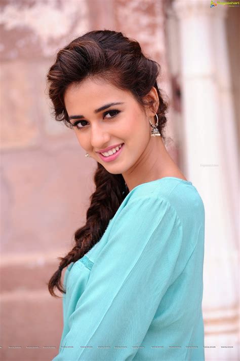 Only Actress 143 Disha Patani Cute Blue Dress At Loafer Movie