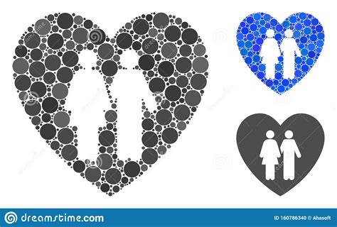 Spheric Dot Heart Pacemaker Icon Collage Cartoon Vector Cartoondealer