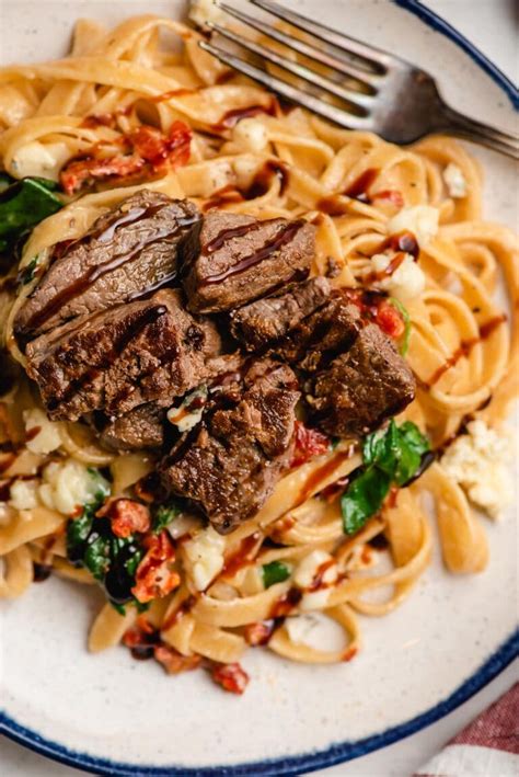 Steak Pasta With Gorgonzola Neighborfood